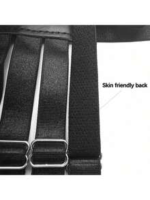 2pcs/Set Adjustable Men's Shirt Stays With Non-Slip Locking Clamps - Keep Your Shirt Tucked In All Day! - Multicolor - View 4