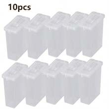 1pc/2pcs Plastic Salt And Pepper Shaker Set, Clear Salt And Pepper Containers With Lids, Plastic Seasoning Jars, Portable Condiment Containers Suitable For Travel, Camping, Picnic, Outdoor, Kitchen, Lunch Box - Multicolor - View 13