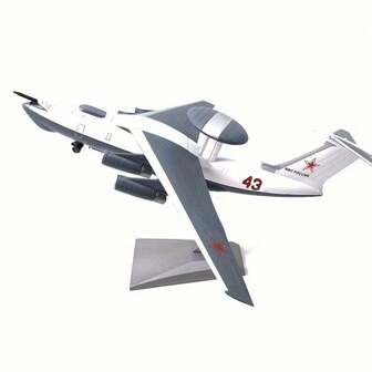 1/200 Scale A-50 Mainstay Die-Cast Metal Aircraft Model - Ideal For Collection Or Gifting