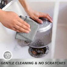 3/5/10/20 Pieces Of Gold Wire Mesh Sandpaper To Replace Steel Wire Balls, Household Cleaning Cloths, Kitchen Cleaning Cloths, Stain Removers, Cleaning Supplies, Kitchen Stoves And Dishwashing Cleaning Tools, Cleaning Supplies, Kitchen Supplies - Wire Rag - View 6