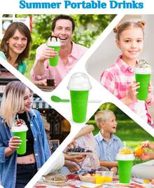 [US Stock]4-Color Smoothie Cup Set, 32oz Insulated Tumbler Cups With Lids And Straws, Shatterproof Design Ideal For Gym, Protein Shakes & Everyday Beverages - Nhiều màu - Xem 4