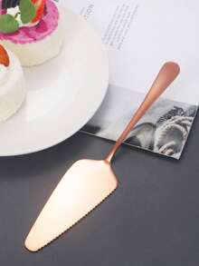 1pc Stainless Steel Cake Shovel Knife Dessert Shovel Knife - Multicolor - View 9