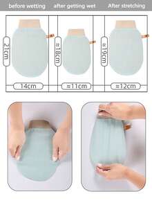 4pcs/1pc Bath Exfoliating Gloves, Strong Scrubbing Washcloth For Men And Women, Skin-Friendly Body Exfoliator - Multicolor - View 8