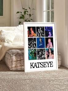 1 pezzo cartellone della band K-Katseye senza cornice. Adatto per la decorazione della parete domestica, la decorazione del garage/camera o la decorazione artistica della parete del soggiorno - Multicolore - Visualizzare 4