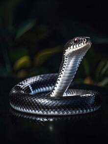 逼真的软橡胶蛇玩具，生动的蟒蛇纹理，可怕的动物蛇道具，吐舌眼镜蛇，新奇派对恶作剧蛇模型，小礼物，蛇，新奇礼品，玩具，蛇类物品，新奇有趣的礼品，橡胶 - 彩色 - 查看 3