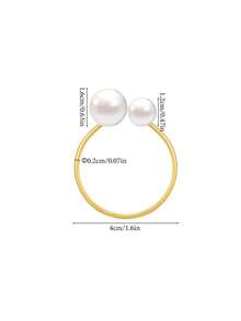 25/50pcs Gold Pearl Napkin Rings Set, Elegant Napkin Ring Holders With Faux Pearls, Refined Napkin Rings For Weddings, Thanksgiving, Parties, Tableware