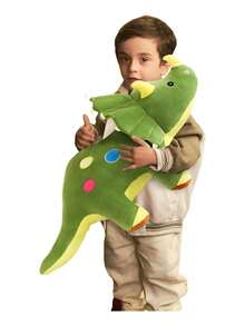 TendenciaPeluche Gigante Triceratops 60cm Dinosaurio De JugueteCalidad premium - Verde - Ver 2