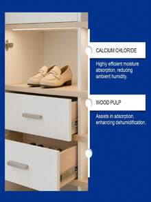 jakehoe Desecante para el hogar - Diseñado para absorber rápidamente la humedad excesiva en el aire, el desecante para el hogar es adecuado para usar en armarios, gabinetes de zapatos, automóviles y otros espacios. Para usar, abra el paquete, saque la cantidad deseada de almohadillas desecantes y colóquelas junto con los artículos que desea mantener secos en un recipiente sellado. Cualquier desecante sin usar debe volver a sellarse y almacenarse de inmediato.