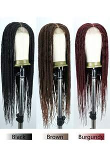 30 Inch Synthetic Braided Wig With 4"X4" Lace Front, Lace Box Braided Wig For Daily Wear - Multicolor - View 4