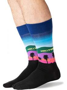 Hot Sox Calcetines clásicos de moda para hombre - (azul oscuro) - Ver 3