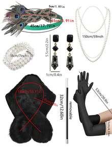 D EXCEED1/2/3/7件装仿狐狸毛柔软袖口护腕，适合寒冷天气，冬季女士毛绒手臂保暖套，仿毛皮短款腕套 - 多色 - 查看 10