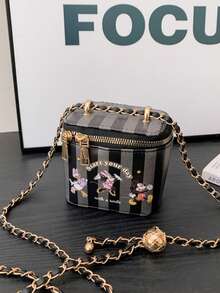 Disney 单肩包，迷你口红包，女孩钱包，时尚手提包，假日收纳包，卡通零钱包，旅行收纳袋 - 單肩斜跨 - 查看 16