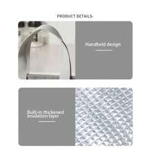 1pc Oxford Cloth Insulated Lunch Bag, Handheld Bento Box Bag For Students, Office Workers To Carry Lunch, Dinner, Keeps Food Warm Lunch Box Cooler Bag Waterproof Large Capacity For Women For Men For Picnic For School Back To School - Multicolor - View 10