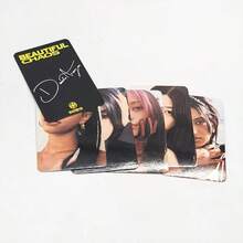 6张KATSEYE专辑《Beautiful Chaos》照片卡 - 双面印刷K4 LOMO卡，光面涂层，官方成员专辑 - WVS特别赠品EYEKONS，精美设计，高品质印刷，光面，KPOP周边礼品 - 彩色 - 查看 1