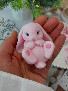 1 Khuôn silicon hình thỏ nằm dễ thương, Khuôn nến thơm hình thỏ Phục sinh sáng tạo tự làm, Khuôn nhựa Epoxy trang trí nhà ngày lễ/Quà tặng, Khuôn đúc thủ công, Khuôn thạch cao trang trí nghệ thuật - trắng - Xem 9