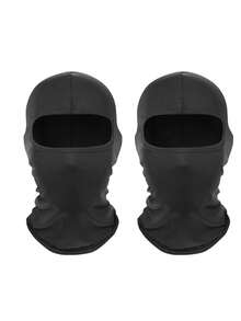 Set de 3 pasamontañas, máscara de esquí unisex, bufanda protectora contra el viento y los rayos UV, adecuada para motocicleta, snowboard y ciclismo - A - Ver 9