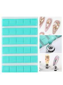 30 件全新指甲粘合剂粘土可重复使用粘性凝胶用于美甲练习架展示架假指甲修甲工具、美甲用品、美甲工具、美甲工具、返校、指甲、按压指甲的美甲工具 - 綠色 - 查看 3