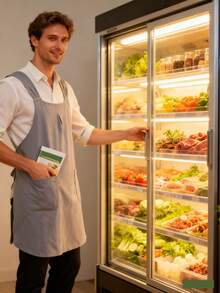 1pc Practical Cross-Back Apron With Large Pockets, Lightweight & Comfortable Interesting Kitchen Apron, Unisex, Suitable For Camping, Home Kitchen, Restaurant, Cafe, Cooking, Gardening, Housekeeping, Etc.