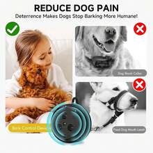 Ultrasonic Dog Bark Deterrent,Anti Barking Device For All Dogs,3-Mode Frequency Settings,32ft Ultrasonic Dog Repeller,Effective Stop Control Bad Behavior Dog Training Tool, Convenient Type-C Fast Charging,Suitable For Multiple Dog Breeds,Pet Intelligent Automatic Dog Trainer,Anti Barking Indoor & Outdoor Dog Repellent Device - Multicolor - View 12