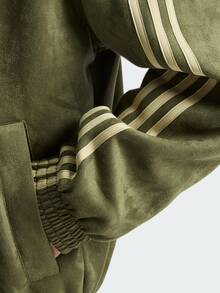 阿迪达斯 (ADIDAS) Adidas Originals CTT 3.1 SOFT 立领条纹拉链夹克，男女通用 CTT 3.1 SOFT 新款中国风宽松运动夹克 - 深灰色 - 查看 5