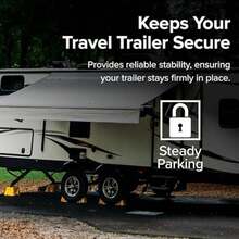 Camco 44432 Calzo de rueda sin cuerda, calzo de rueda con cuerda, Paquete de 2(Con diseño de cuerda Paquete con 2) - Multicolor - Ver 4