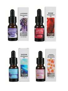 6pcs/4pcs/1pc Water-Soluble Essential Oils, 10ml Fragrance Oils, Vanilla, Lavender, Rose, Air Freshener, Suitable For Aroma Diffuser, Humidifier, Car Fragrance, Aroma Pad, Aroma Stone, Christmas Gift - Multicolor - View 18