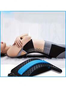 1pc Lumbar Spine Relief Device, Waist Stretching Massager, Neck & Back Extender, Sports & Fitness Waist Stretcher