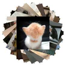 63 Peças Adesivos Fofos de Gato Desfocado, Adesivos Decorativos Adequados para Decorar Caixas de Presente, Bolsas, Skates, Capacetes, Fazer Diários e Capas de Telefone - Multicolorido - Visão 3