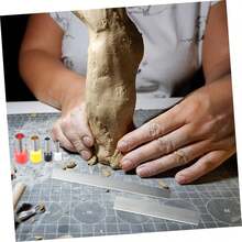 COHEALI 37 Piezas Kit de Herramientas para Arcilla - Cortadores Circulares, Moldes y Herramientas de Indentación para Cerámica y Arcilla Polimérica - 1 - Ver 7