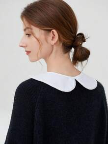 White Lace Detachable Collar, Women's Versatile Fake Collar, New Autumn/Winter Fashion Pure Cotton Fake Shirt Collar - White - View 4