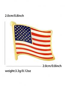 Broches de Lujo Bandera Americana, Halcón y Dama Libertad - Pines de Elementos de EE. UU. para Mujeres Unisex Accesorios de Banquete/ Regalos de Insignias para Fiestas de Amigos - elementos americanos - Ver 9