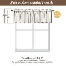Chyhomenyc Blush Pink Valance For Windows, Light Filtering Textured Small Kitchen Valance, Rod Pocket Top Window Short Curtain For Bathroom Basement Farmhouse, 60Wx14L Inch,60inchWx14inchL(Packof1),BlushPink - 腮紅粉色 - 查看 4