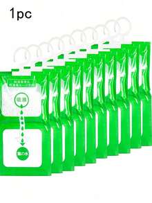 1/5 件衣柜吸湿器，悬挂式除湿机防霉袋，适用于厨房/浴室/橱柜/汽车，家用除湿机