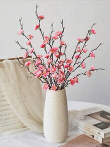 6/10/8pcs Artificial White Snow Plum Blossom, Fake Bayberry, Plastic Material, Suitable For Bedroom, Wall, Home, Hotel, Office, Wedding, Party And Garden Decoration, Can Also Be Used As Center Pieces, Room Decor, Home Decor, Autumn Decor, Wedding, Bedroom Decor, Wall Decor, Wedding Decorations, Room Decor, Home Decor, Autumn Home Decor, Wedding Decor, Wedding Decorations, Autumn Home Decor - Pink - View 15