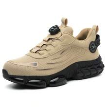 Steel Toe Work Shoes For Men Women Lightweight Comfortable Industrial & Construction Safety Footwear - 卡其色 - 查看 10