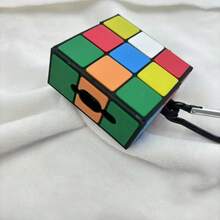 时尚多彩3D魔方耳机盒 - 彩色 - 查看 3