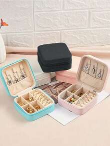 1pc Elegant Jewelry Gift Box, Perfect For Birthday, Anniversary, Christmas, Mother's Day, Suitable For Gifting To Friends, Sisters, And Valentine's Day, Display Box, Decorative Storage Box, Exquisite Gift Box, Elegant Design, Letter Combination Style, Craftsmanship Quality, Gift For Her, Gift For Sisters - Multicolor - View 8