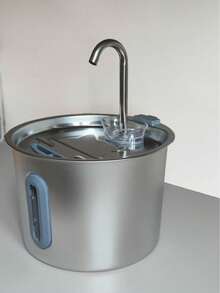 2.2升不锈钢猫咪饮水器，超静音猫碗，也适用于狗狗，可清洗宠物饮水器，替换滤芯需另购 - 彩色 - 查看 12