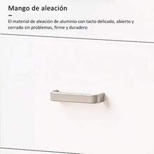 Archivero 3 Cajones Metal-madera Con Ruedas Para Oficina - Marrón - Ver 7