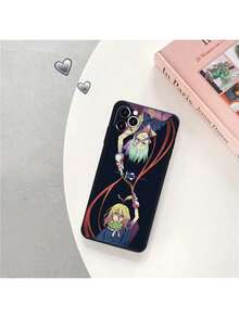 Funda Mate para Teléfono Compatible con 16 Plus 15 14 13 12 11 Pro Max Mini 7 8 XR 16Pro XSMax Dr. STONE Anime Negra Suave, Funda compatible con funda  17 pro max, funda  17 pro, funda  17, funda  16, funda  16 pro max, funda  15 - UUAZA01 - Ver 2