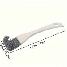 1 Grill Cleaning Brush, BBQ Cleaning Brush, BBQ Brush, Kitchen Stove Cleaning Brush, Kitchen Multi-Functional Small Brush, Used For Deep Cleaning Corners, Grooves, Pots, Stoves, Countertops, Cleaning Supplies, Cleaning Tools, Christmas Supplies - White - View 5