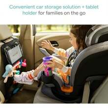 Munchkin® Brica® Organizador para asiento trasero de coche, con soporte para tablet y funda para toallitas, color negro(default) - Multicolor - Ver 4