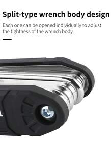 TOSUOD 16-In-1 Bicycle Multifunctional Tool Kit, Portable Bike Repair Tool Set Including Hex Wrench, Socket Wrench, Screwdriver, Tire Lever, Etc. - Multicolor - View 7