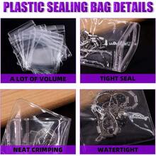 10Swpeet 81Pcs Jewelry Organizer Transparent Jewelry Storage Zip Book Set With Anti-Oxidation Pocket Black Clear Binder Zip Bag With Small Anti Tarnish Pouches For Necklaces Earrings Rings Bracelet10 - Black - View 5