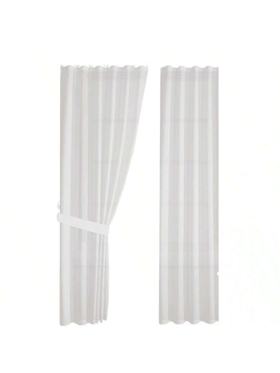 Cortinas color blanco de alta durabilidad de 140cm*225cm