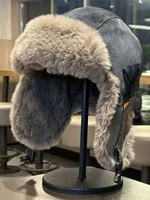 Men's Winter Aviator Hat: Thermal Lined, Warm And Windproof - A - View 3