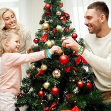 - Pulsera de silicona de 6 estilos para decoracin de fiestas de Navidad - 48 - Ver 7