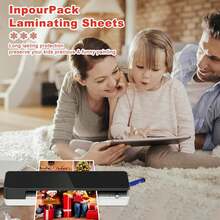 100 Pieces/Set Laminating Sheets,2.6 X 3.8 Inch,Thermal Laminating Pouches,For Laminator,Office/School Supplies,Protect Documents/Photos/Recipes,Clear,Budget Office Supplies,Diy Crafts,Laminate Sheets,Laminating Pouches - Multicolor - View 7