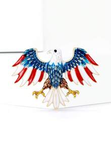 Broches de Lujo Bandera Americana, Halcón y Dama Libertad - Pines de Elementos de EE. UU. para Mujeres Unisex Accesorios de Banquete/ Regalos de Insignias para Fiestas de Amigos - elementos americanos - Ver 19