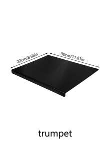 لوح تقطيع أكريليك للمطبخ، لوح تقطيع أسود للمطبخ، لوح تقطيع كبير شفاف، لوح تقطيع لسطح المطبخ، لوح تقطيع للخضروات والفواكه، لوح تقطيع شفاف، حصيرة تقطيع الطعام، واقي طاولة - متعدد الألوان - مشاهدة 14